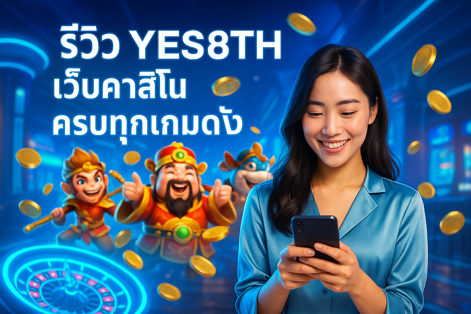 รีวิว YES8TH เว็บคาสิโน ครบทุกเกมดัง